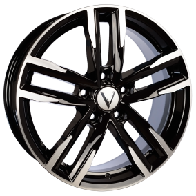 REPLIKEY  B213  7/17 5/114.3  60,1  ET45  BK-FP