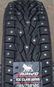 ARIVO  ARW8 Ice Claw  185/75 R16C 104/102R  �