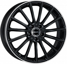 MAK Komet 7,5x17 5/112 ET36 d-66,6 Gloss Black Mirror Ring (F7570KMGL36WSX)