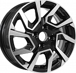 KDW  KD1420  5.5/14  4/100  ET40  CB54.1  Black_Front_Polished