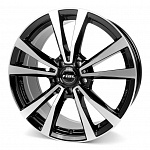 Rial M12X 9,0x20 5/112 ET42 d-66,5 Diamond Black Frontpolished (M12X-902042MB13-1)